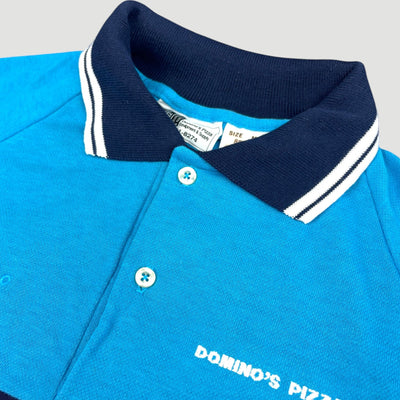 80's Domino’s Staff Polo Shirt (Navy Collar)