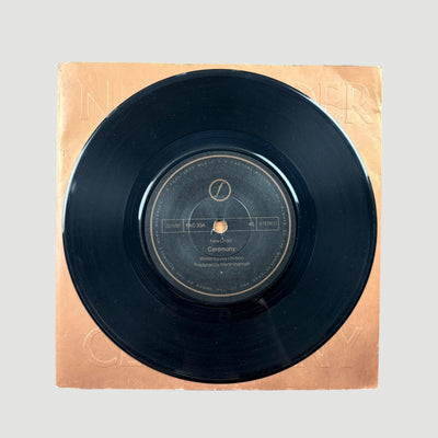 1981 New Order Ceremony UK 7" Single