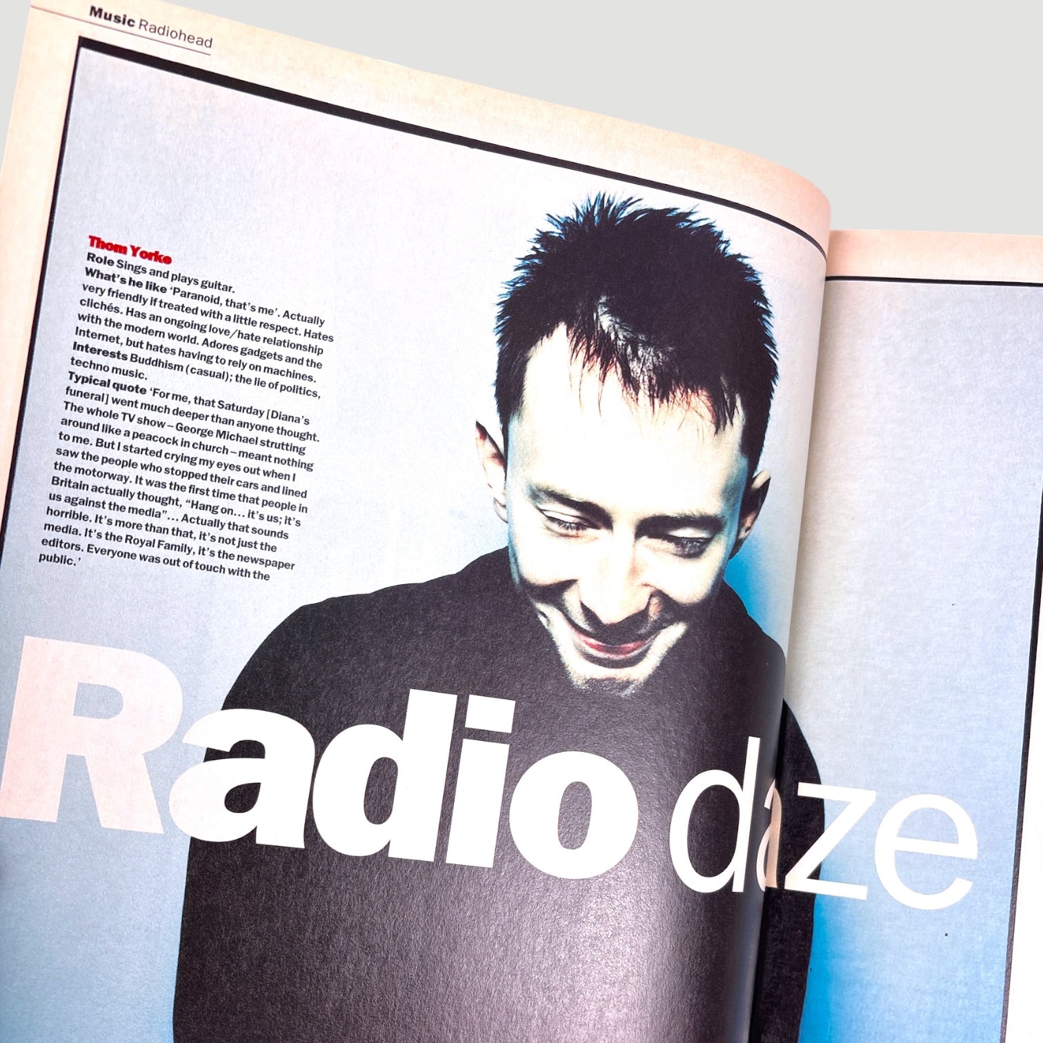 1997 Time Out Radiohead/Thom Yorke Cover Issue