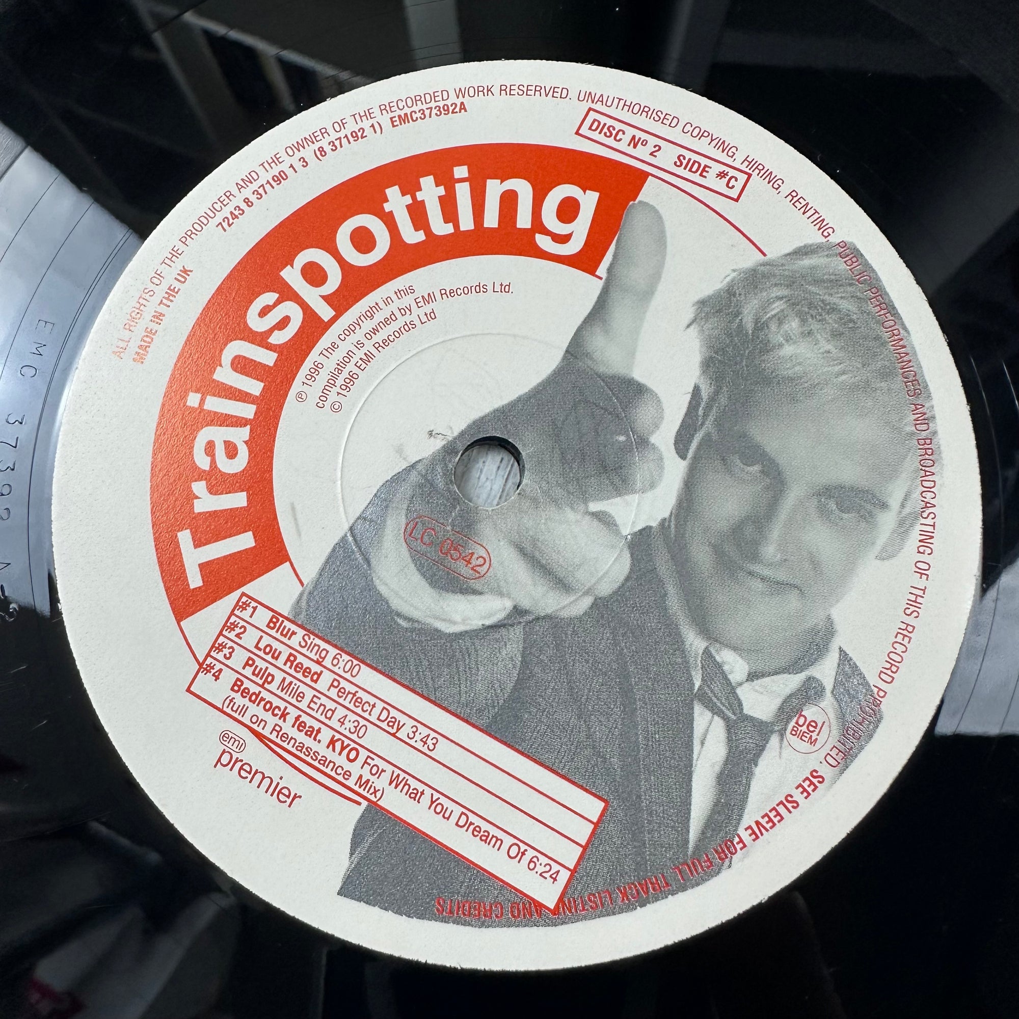 1996 Trainspotting Soundtrack Vinyl 2LP UK Numbered 1st Press