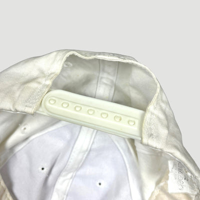 90's Plain White Snapback Cap