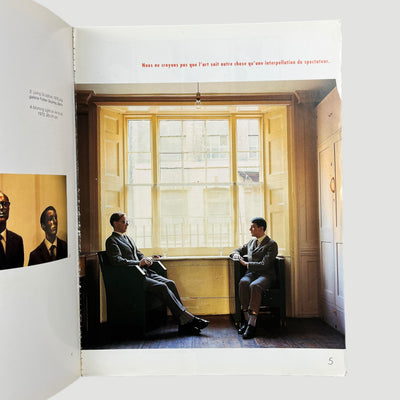 1996 Gilbert and George Connaissance Des Arts Programme