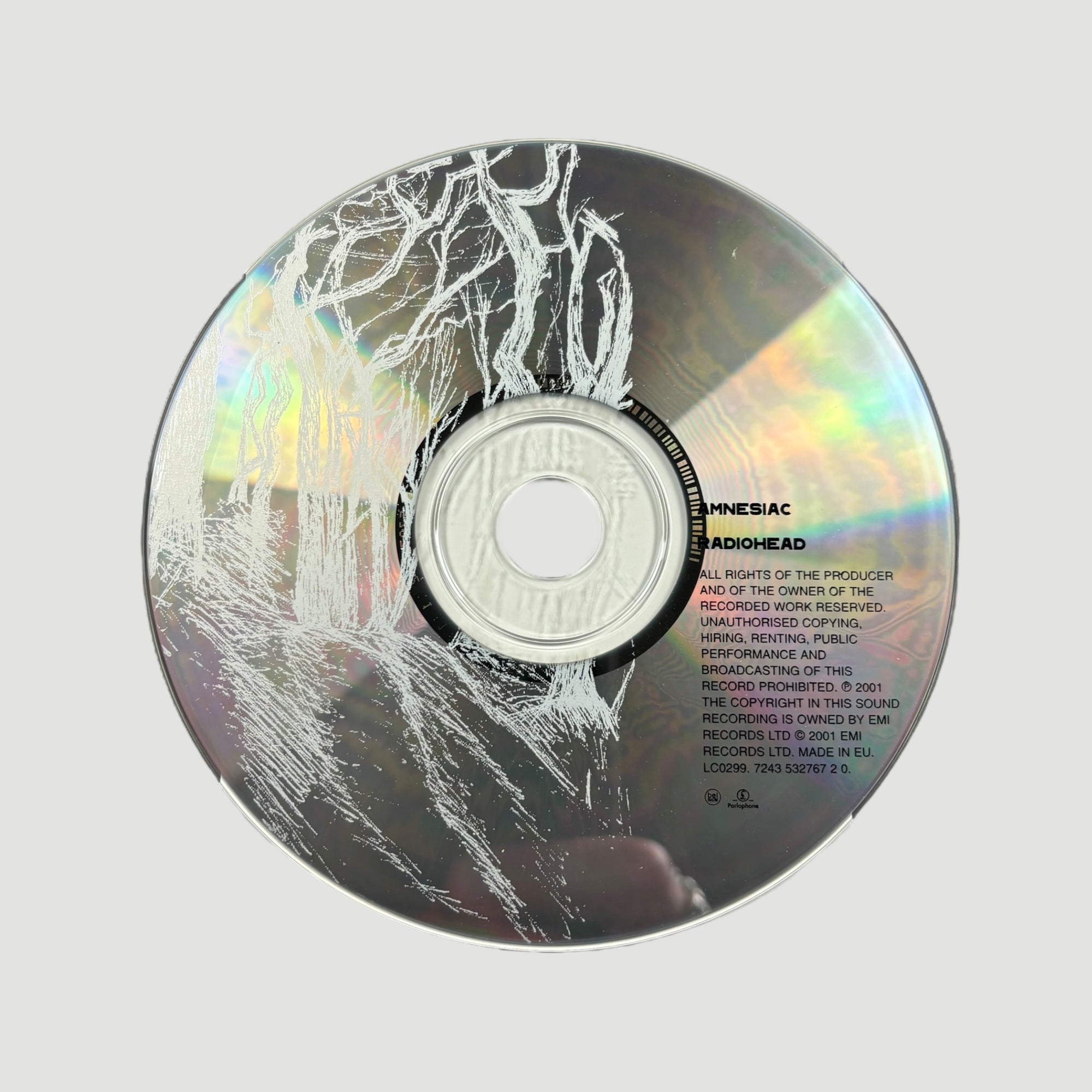 2001 Radiohead 'Amnesiac' Library Hardback Book + CD