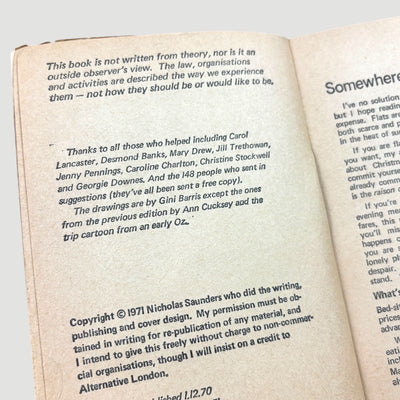 1971 Alternative London 2nd Edition