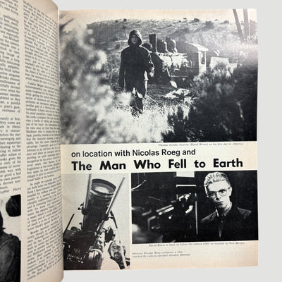 1975 Films and Filming The Man Who Fell to Earth Issue
