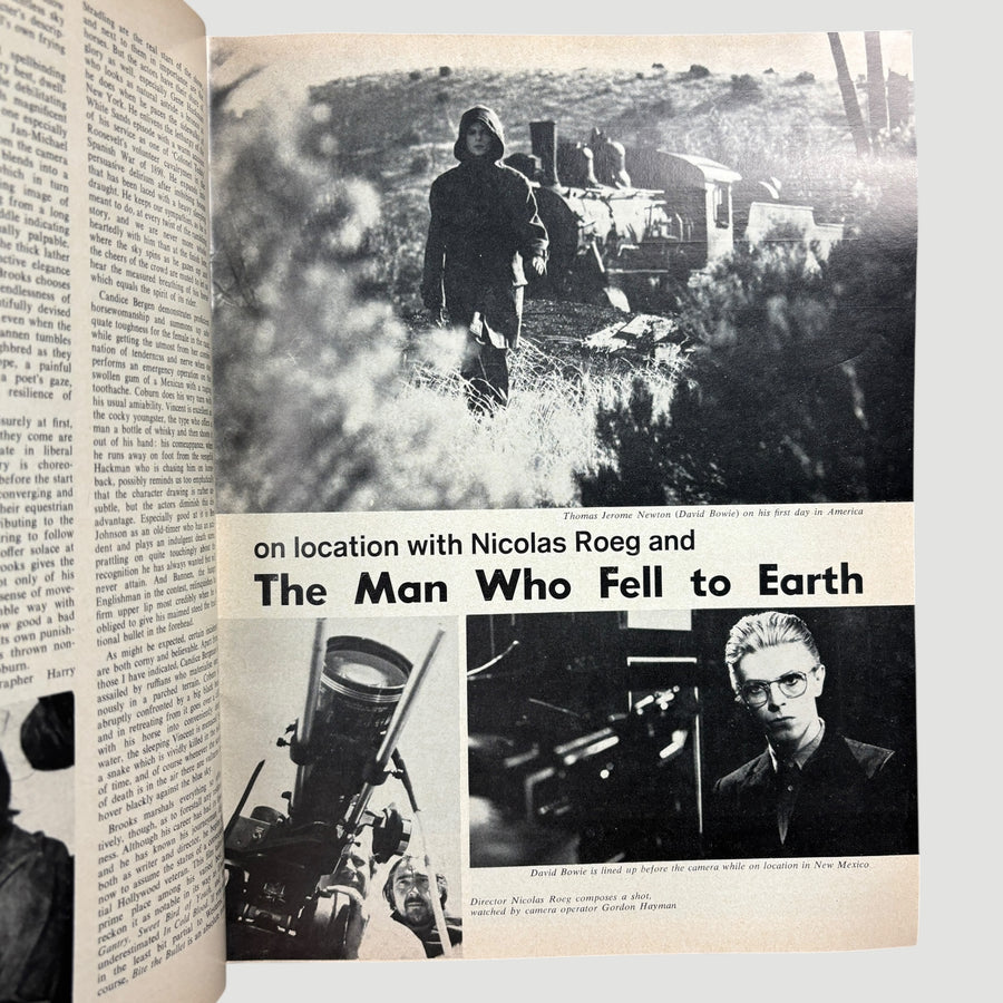 1975 Films and Filming The Man Who Fell to Earth Issue
