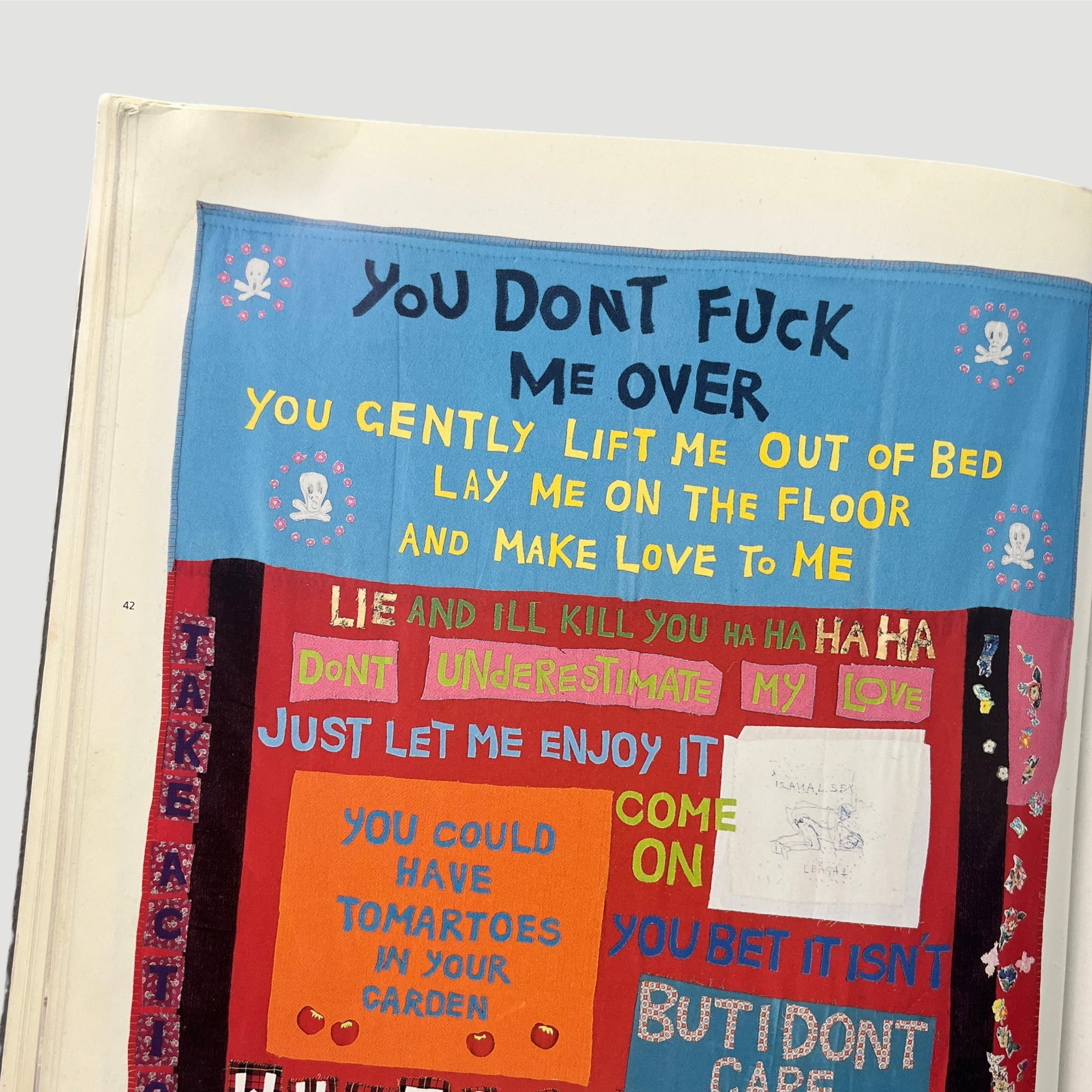 1998 Tracey Emin I Need Art Like I Need God Exhibition Book