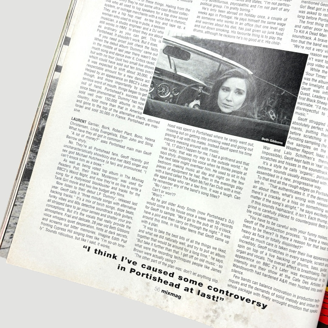 1995 Mixmag Portishead Cover Issue