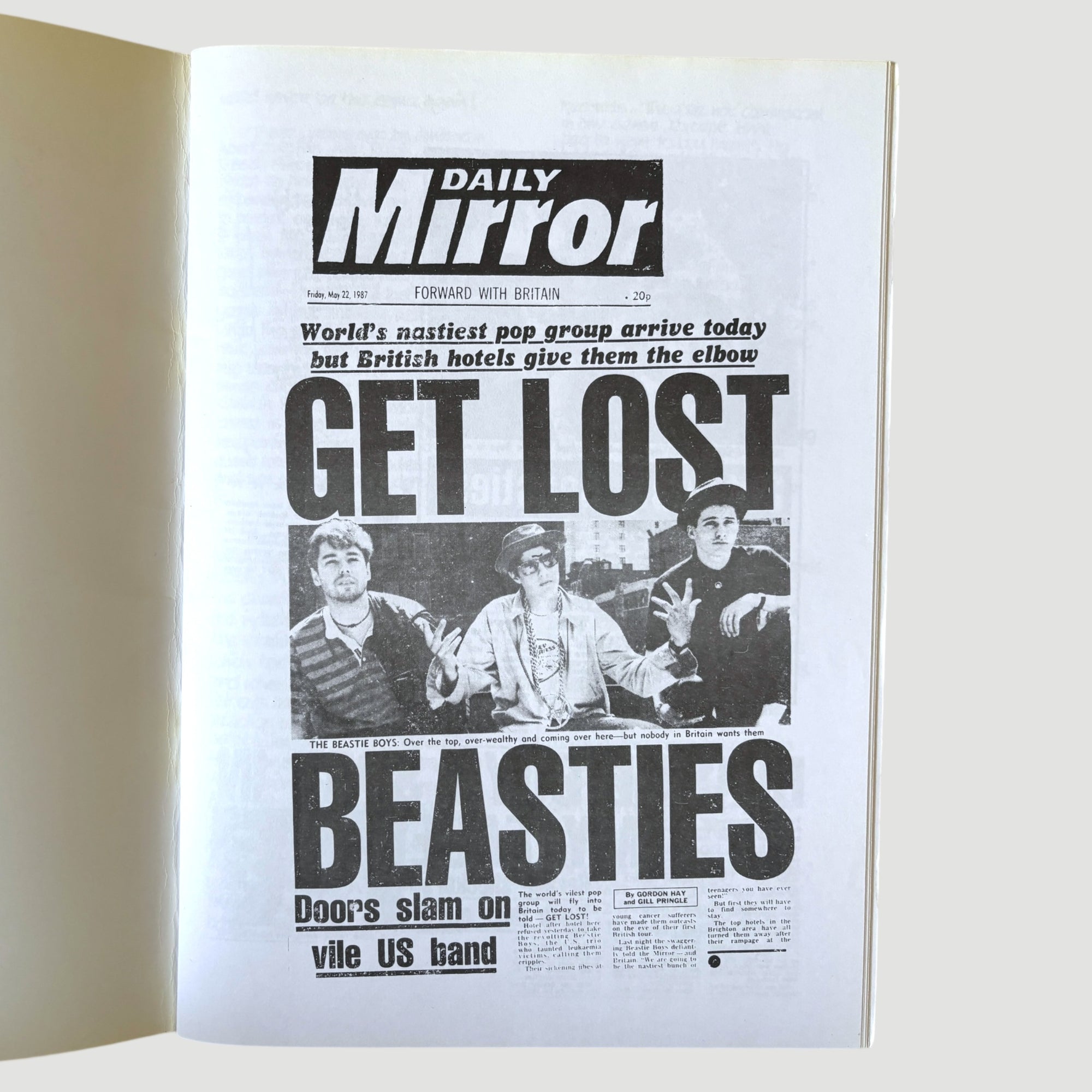 1987 Beastie Boys Scrapbook UK 1st Edition