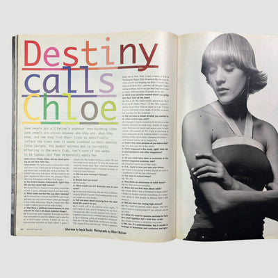 1995 Interview Magazine Chloe Sevingy & KIDS Issue