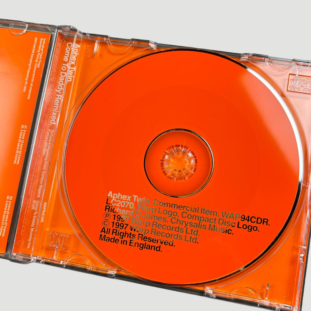 1997 Aphex Twin 'Come To Daddy' Remix CD