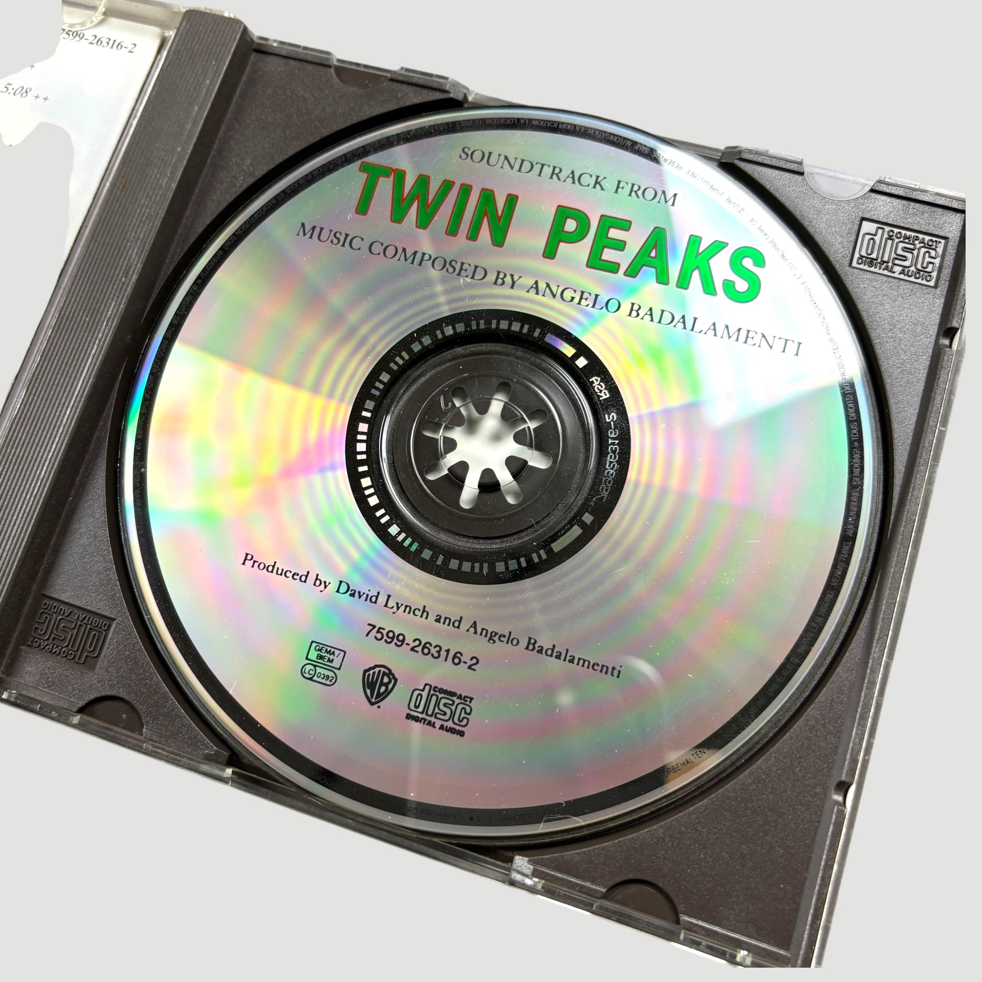 1990 Twin Peaks US Longbox Soundtrack CD