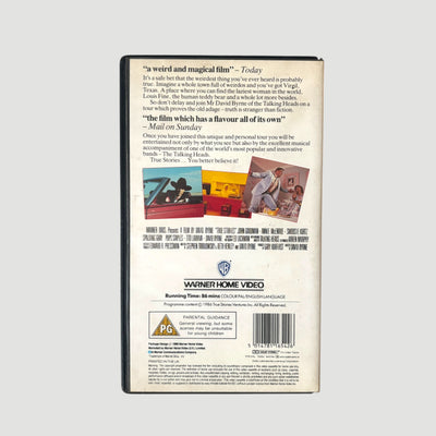 1986 Talking Heads True Stories UK VHS