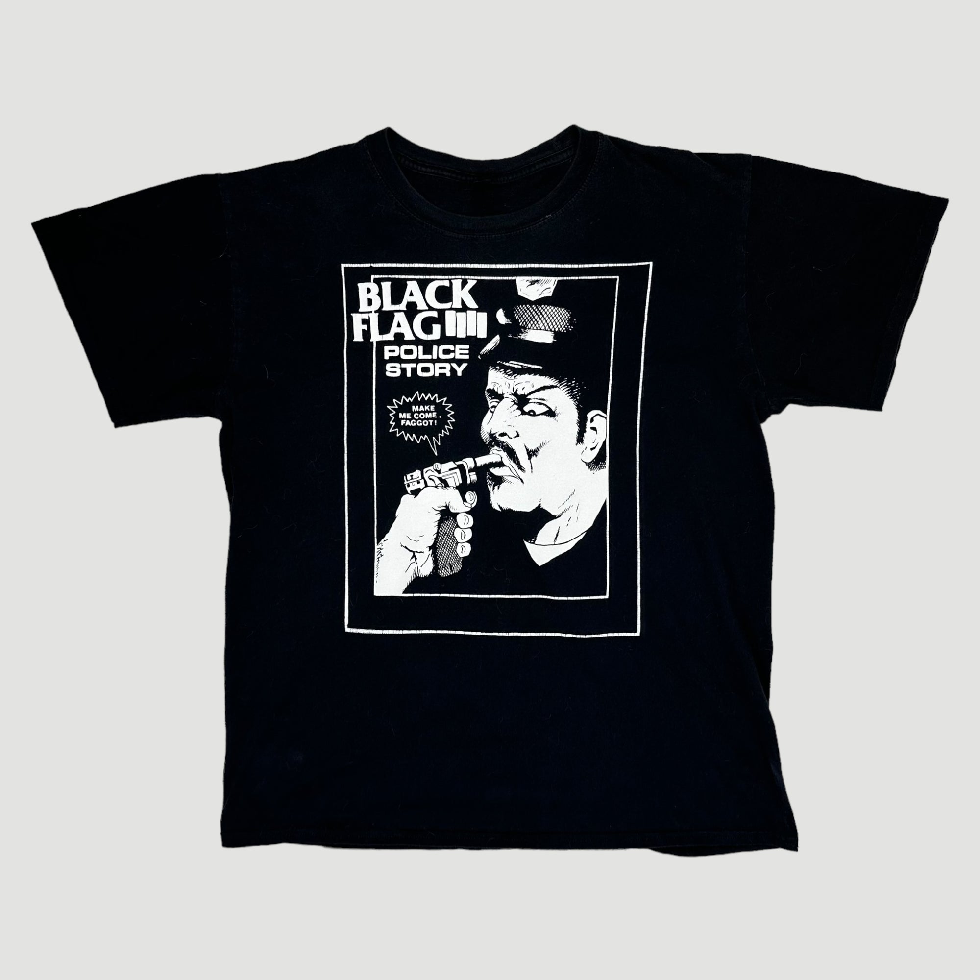 2010's Black Flag Police Story T-Shirt
