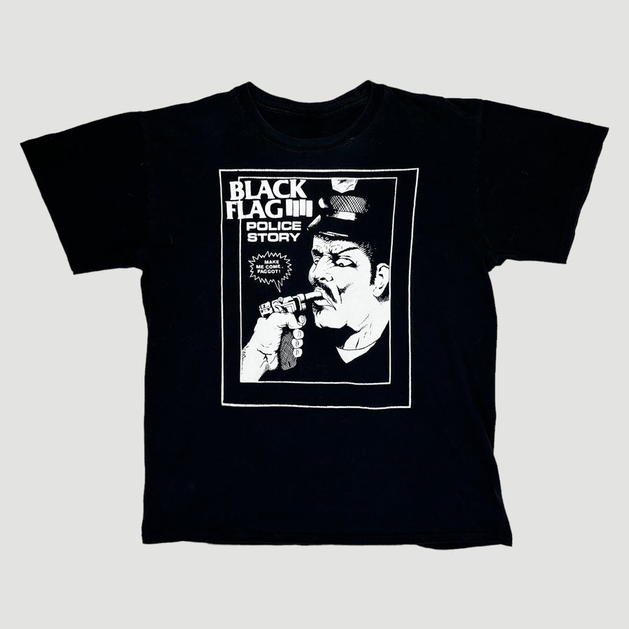 2010's Black Flag Police Story T-Shirt