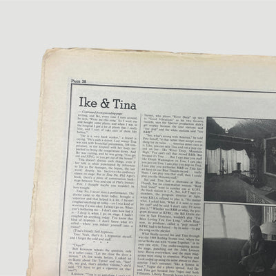 1971 Rolling Stone Tina & Ike Turner Issue