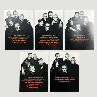 1996 Trainspotting 5 Postcard Set