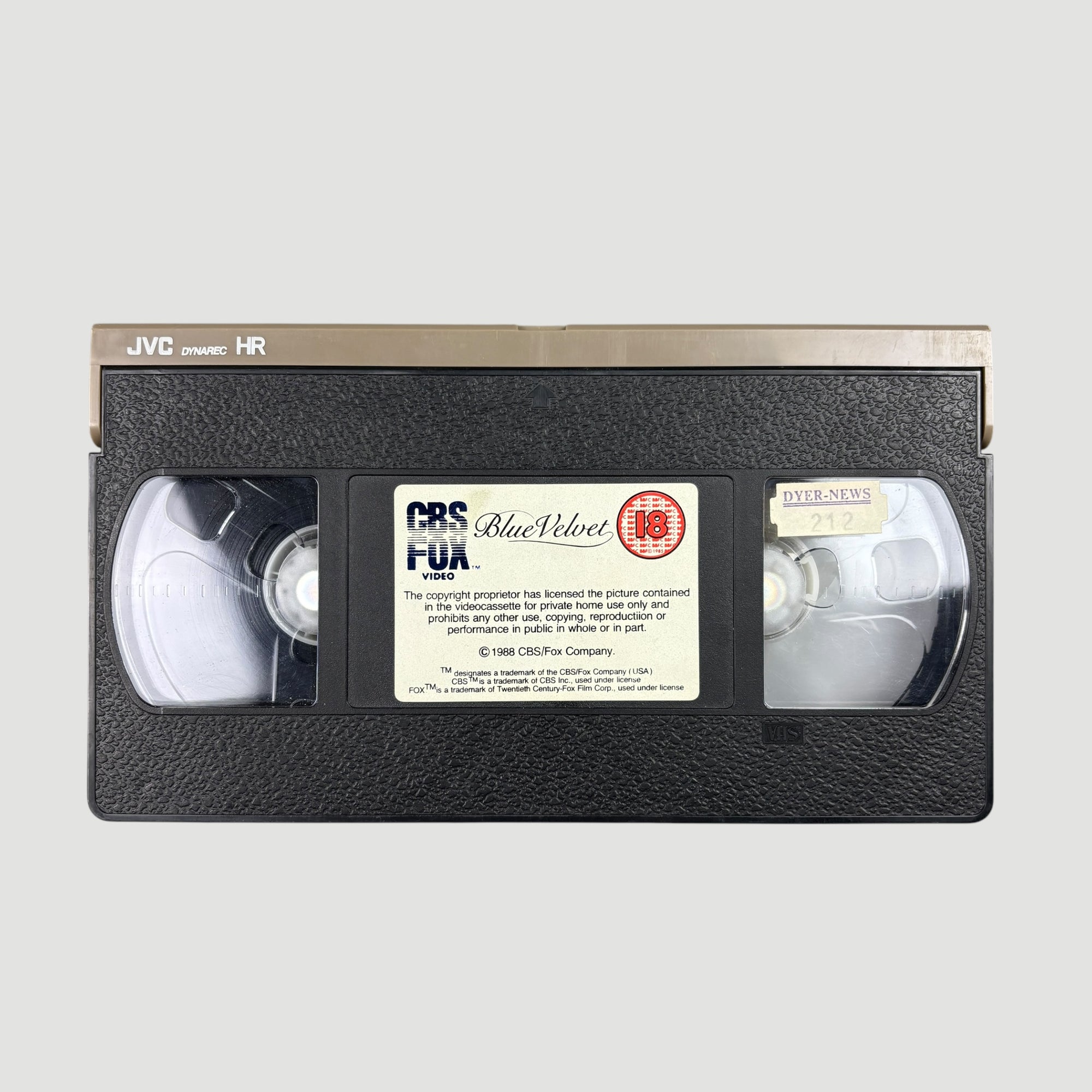 1988 Blue Velvet Ex-Rental UK VHS