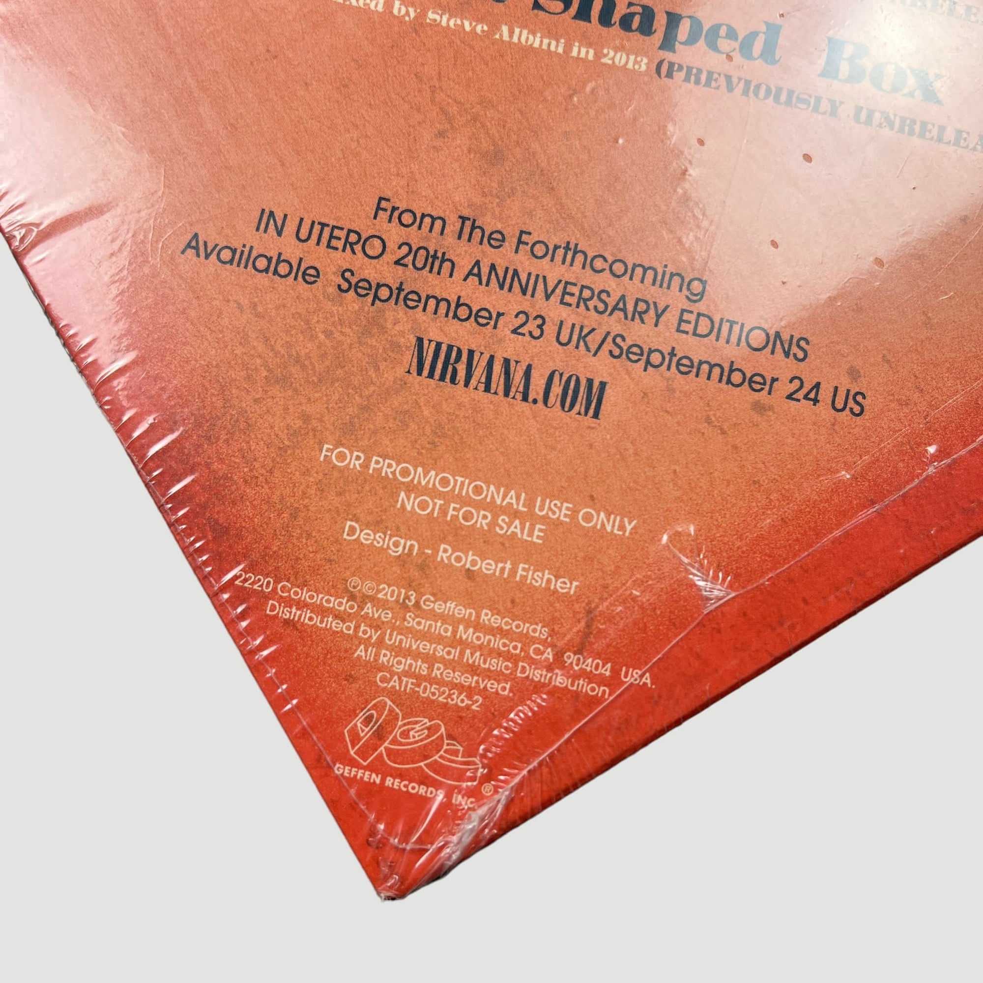 2013 Nirvana Heart Shaped Box Promo CD