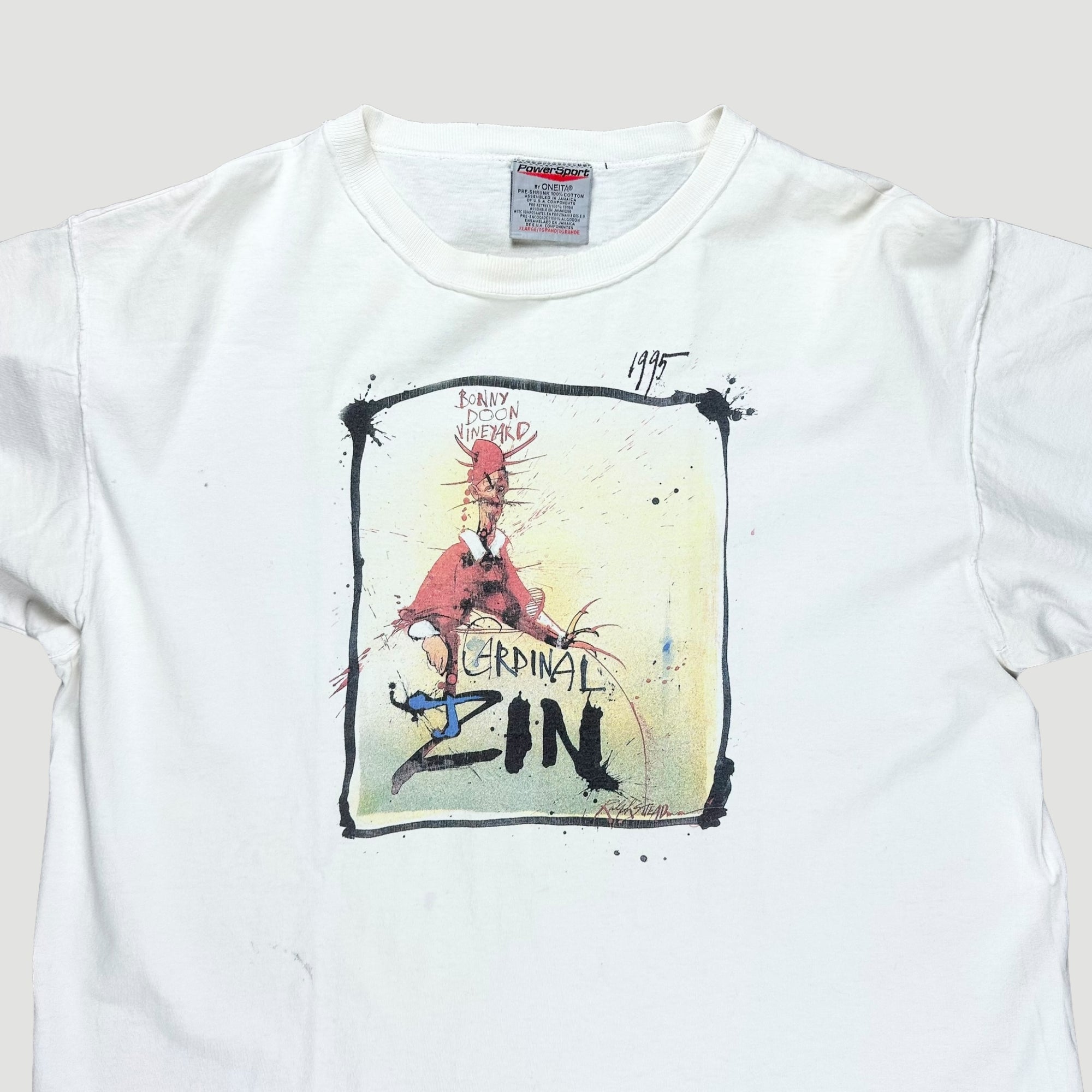 Mid 90's Ralph Steadman 'Cardinal Zin' T-Shirt