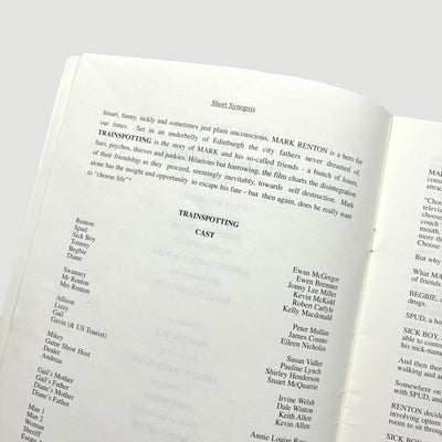 1996 Trainspotting Advance Screening Programme