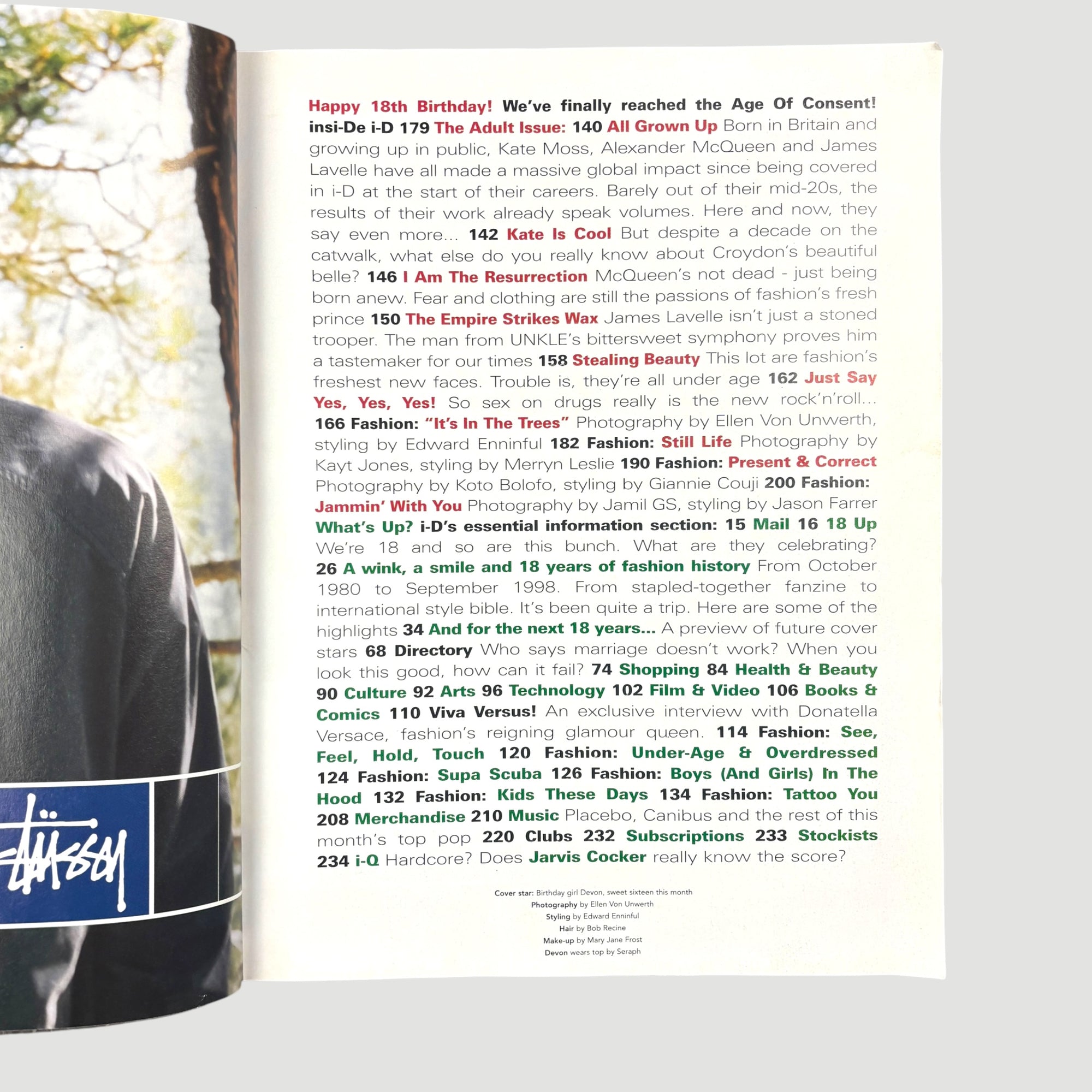 1998 i-D Magazine Devon Aoki Issue