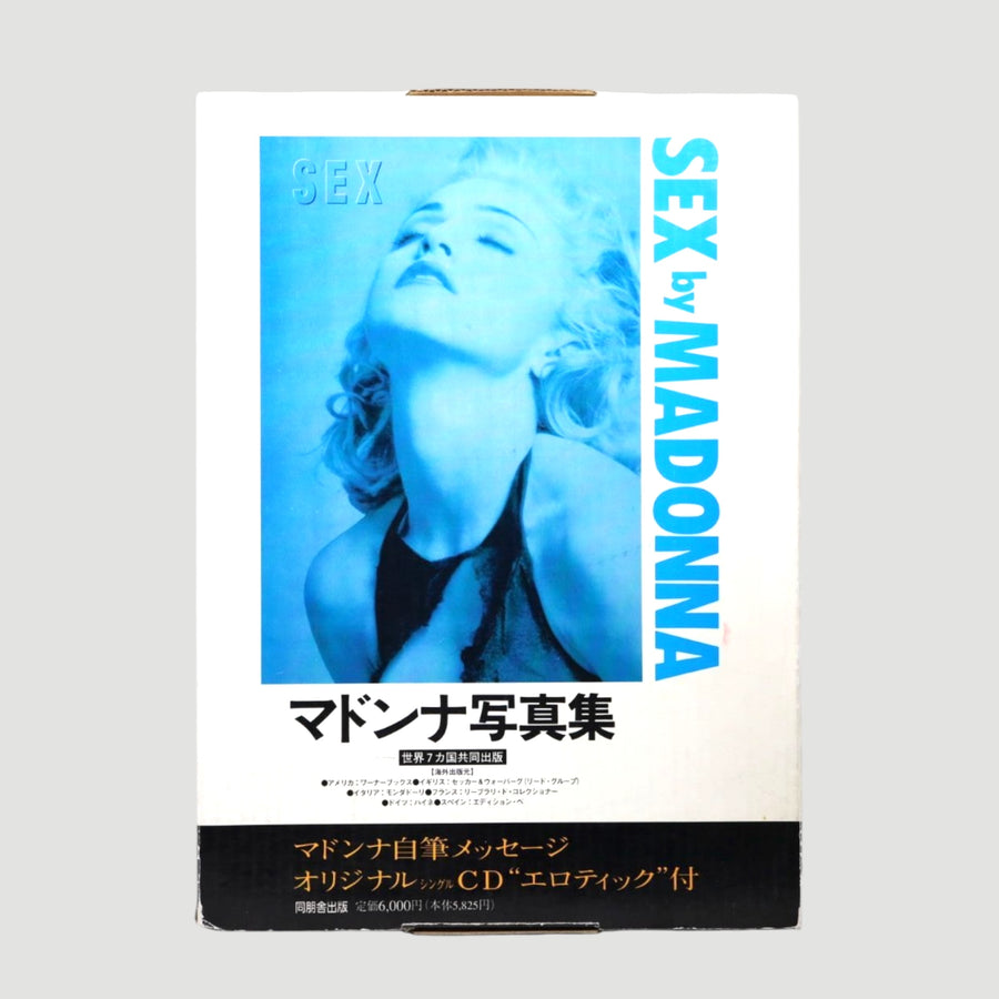 1992 Madonna 'Sex' Japanese Edition Book+CD (Boxed)