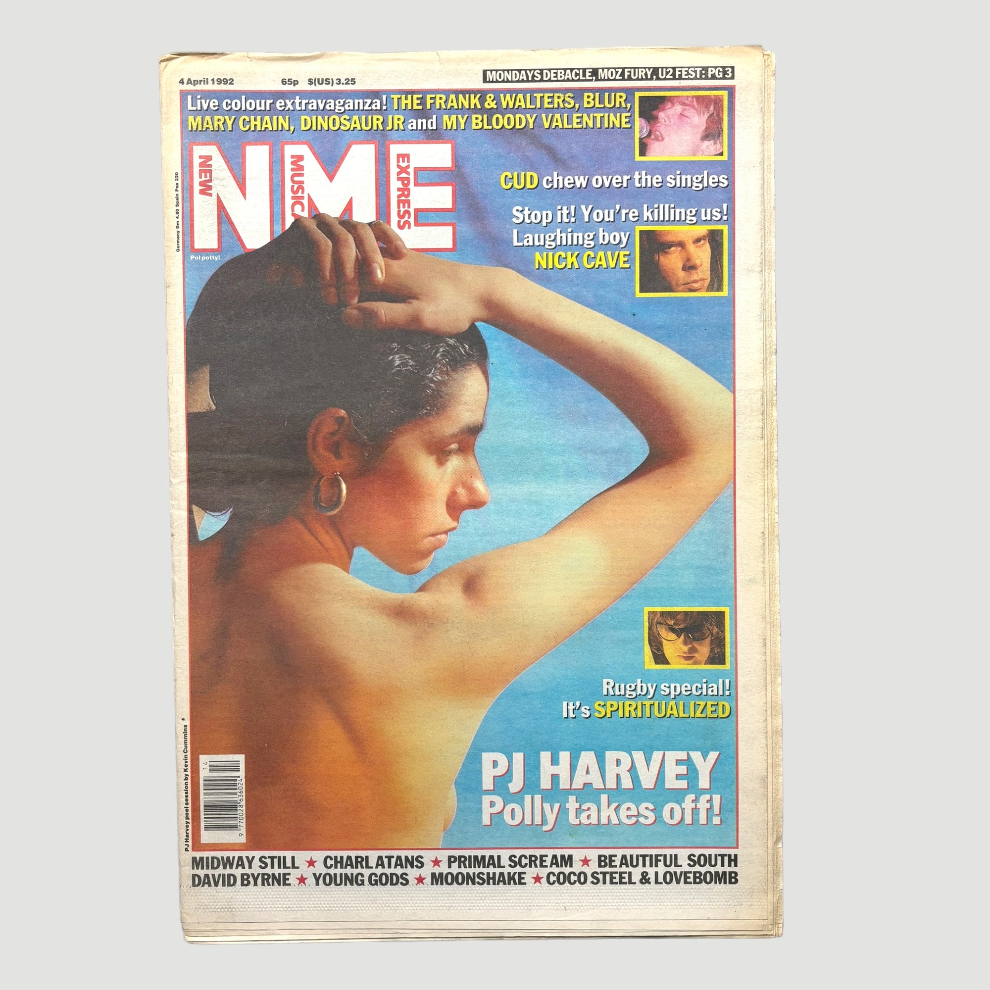 1992 NME PJ Harvey Polly Takes Off Issue