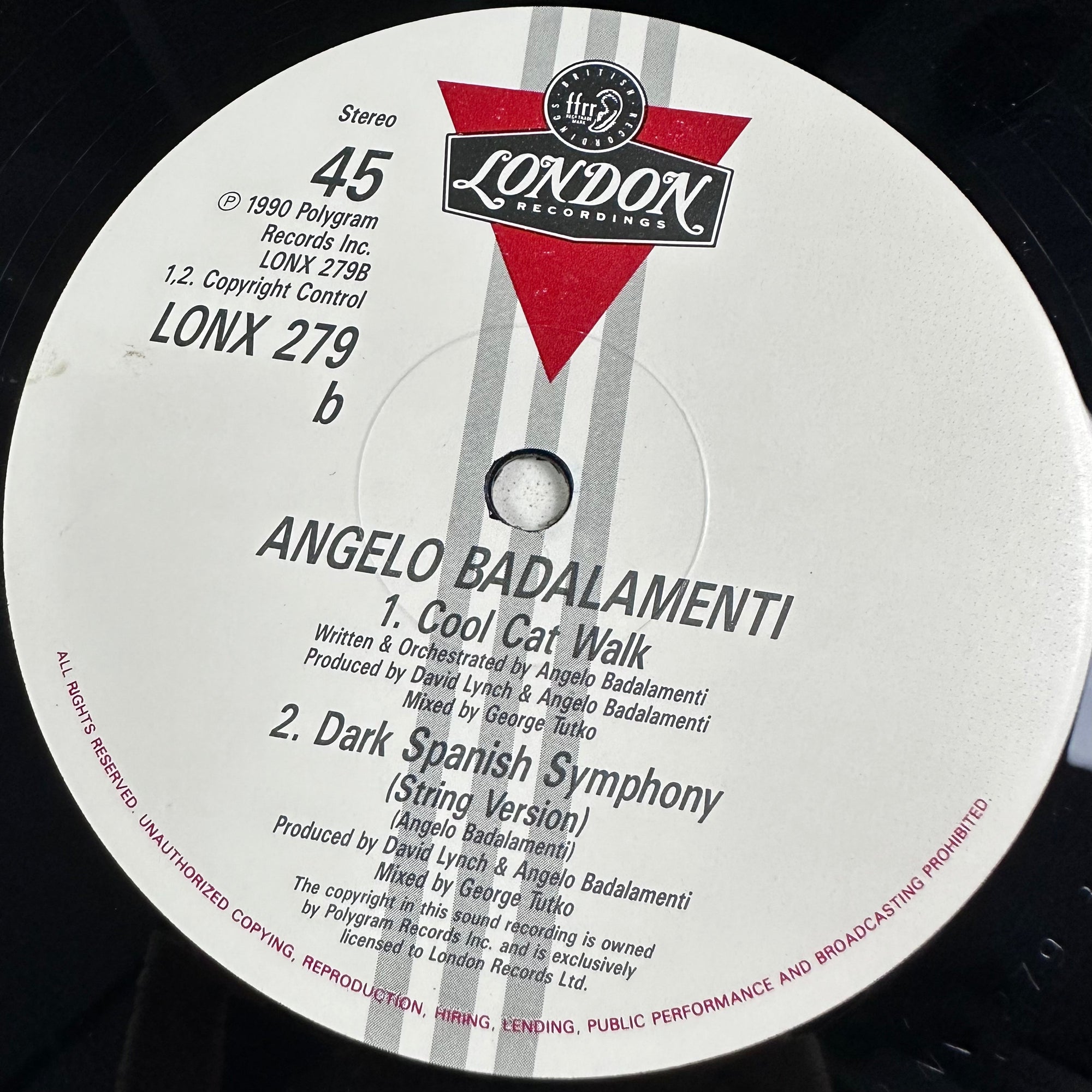 1990 Chris Isaak Wicked Game Wild at Heart 12" Single