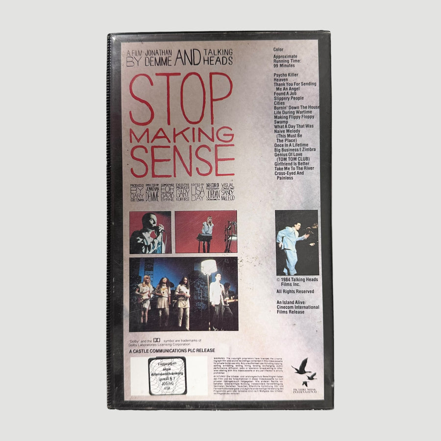 1983 Talking Heads Stop Making Sense VHS