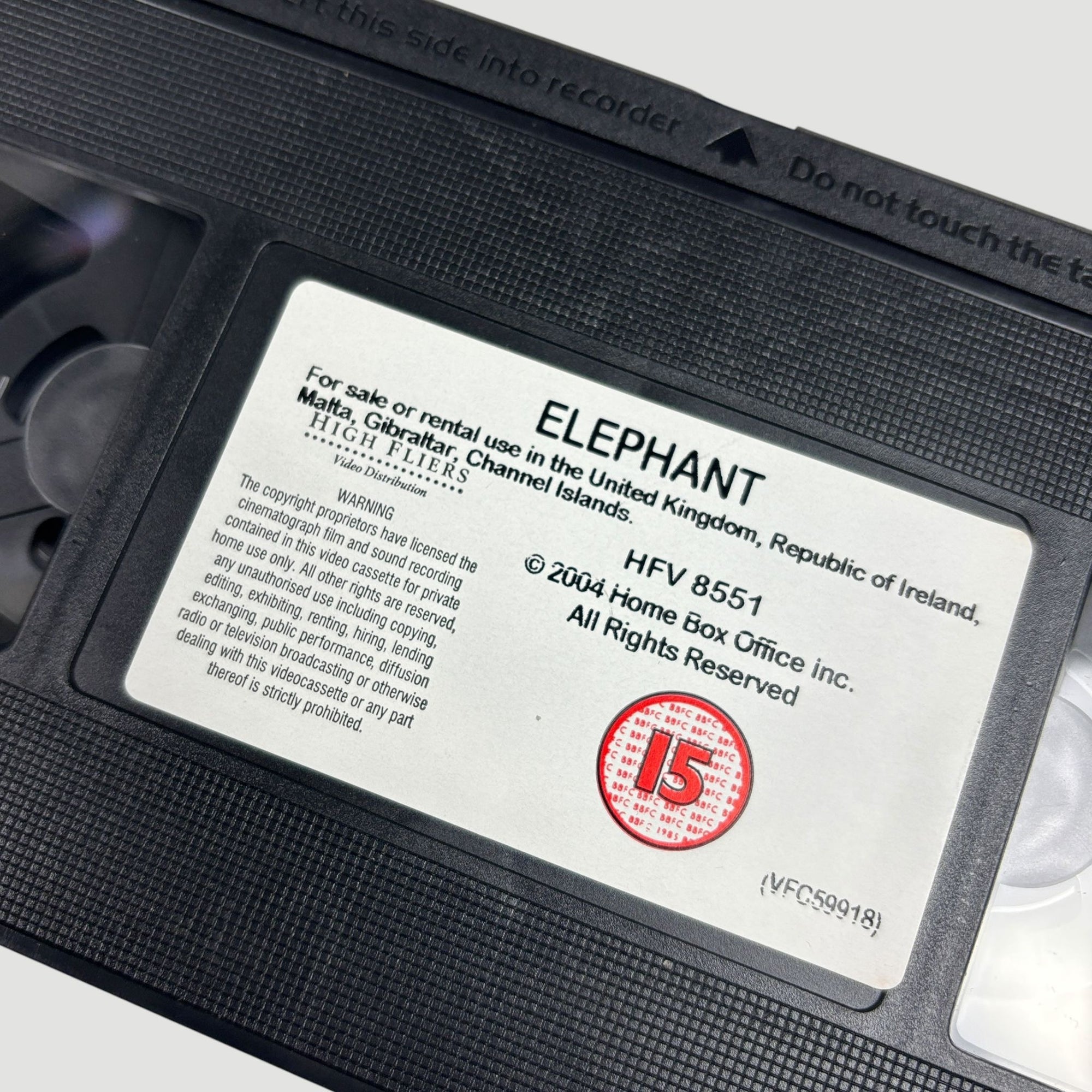 2004 Gus Van Sant Elephant UK Ex-Rental VHS