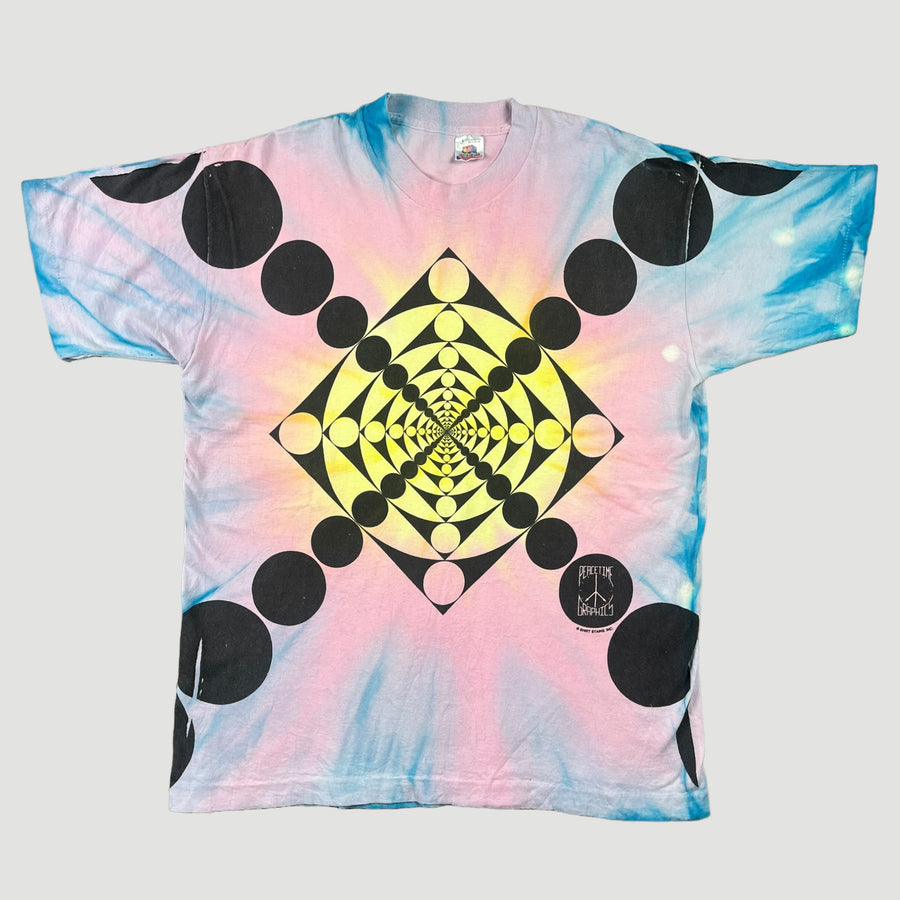 Early 90's Peace Graphics Tie Dye T-Shirt