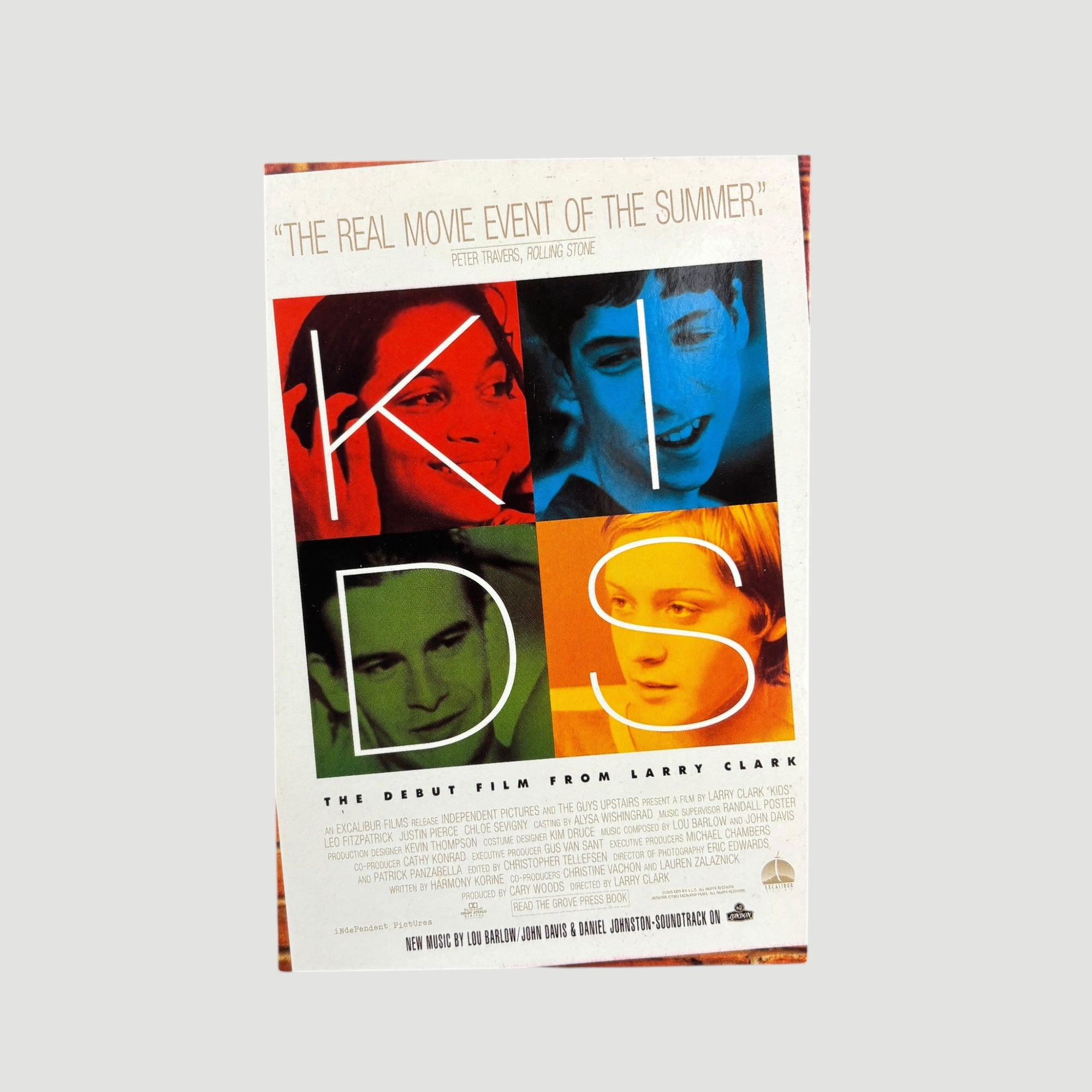 1996 KIDS Japanese Ex-Rental VHS+Postcard