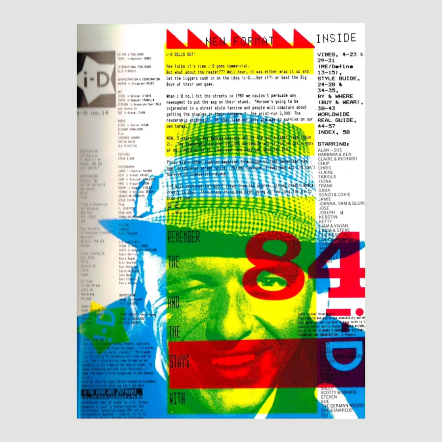 1983 i-D Magazine Sade/Katherine Hammnet Issue