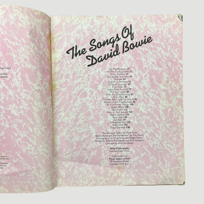 1973 The Songs of David Bowie