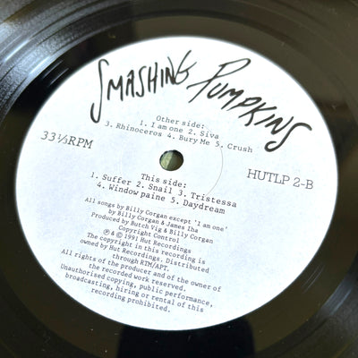 1991 Smashing Pumpkins Gish 1st UK LP