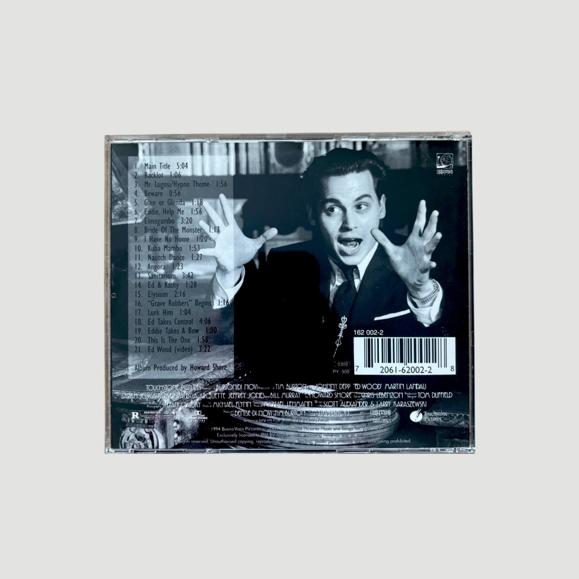 1994 Ed Wood Promo Can T-Shirt/OST CD