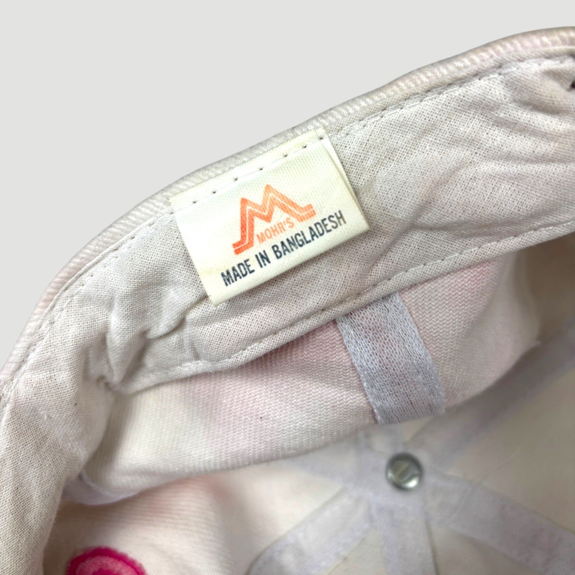 90's Pink Panther White Cap