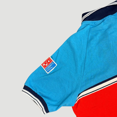 80's Domino’s Staff Polo Shirt (Navy Collar)