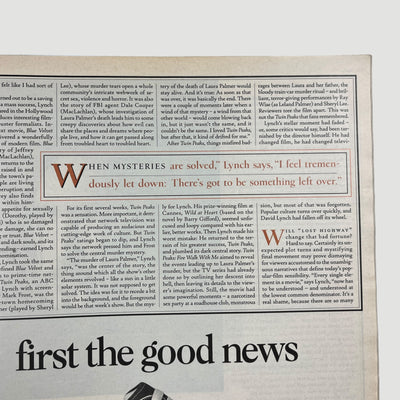 1997 Rolling Stone David Lynch Trent Reznor Issue