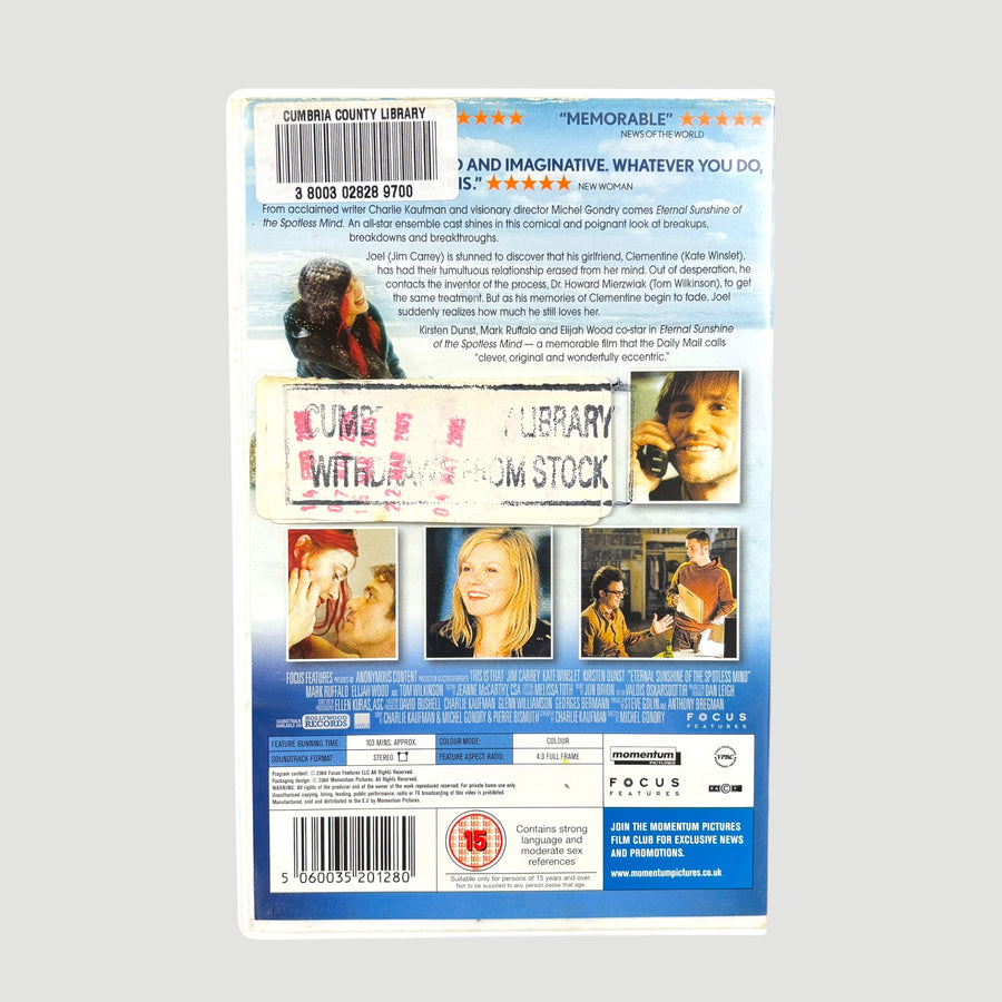 2005 Eternal Sunshine of the Spotless Mind UK Ex-Rental VHS