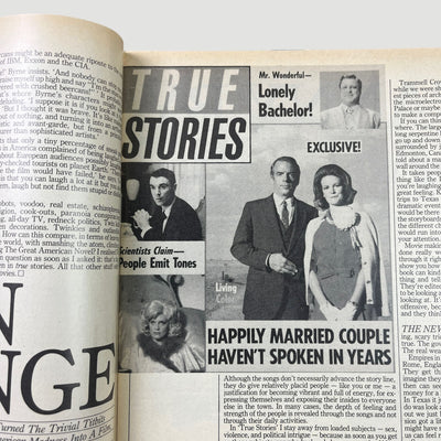 1986 Time Out Issue David Byrne Issue