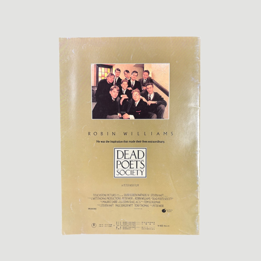 90's Dead Poets Society Japanese Programme