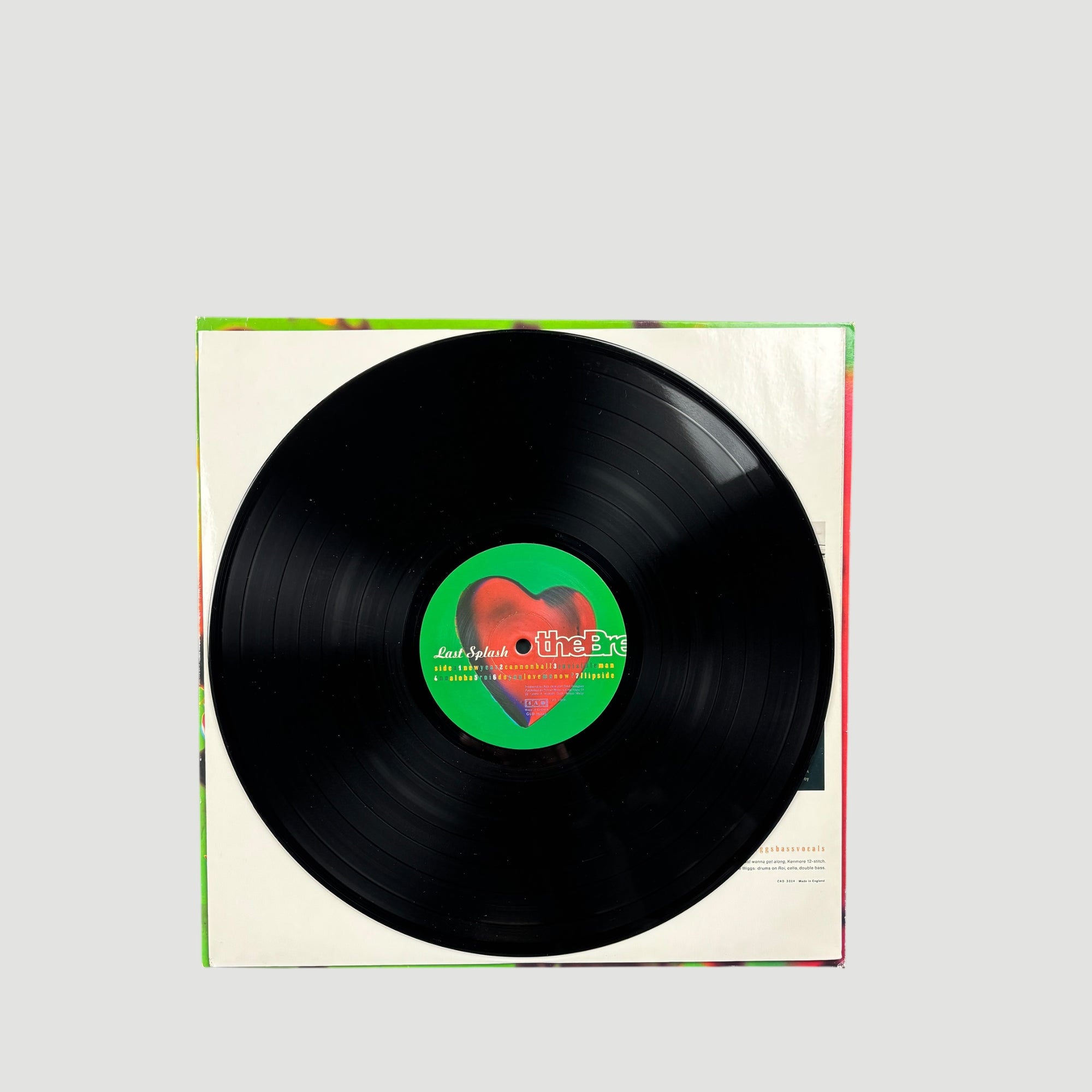 1993 The Breeders Last Splash LP UK 1st Press + Bonus 7"