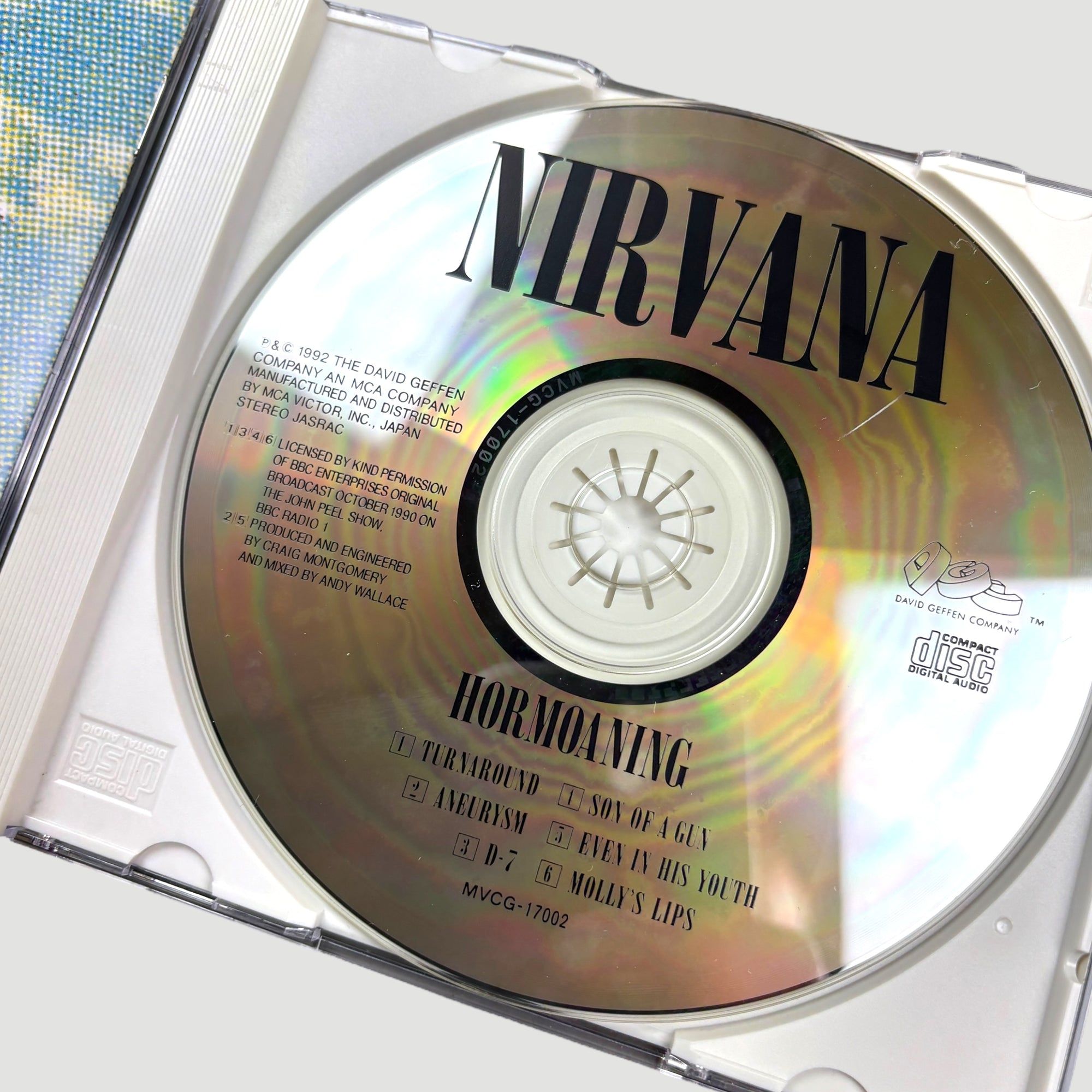 1992 Nirvana Hormoaning Japanese CD