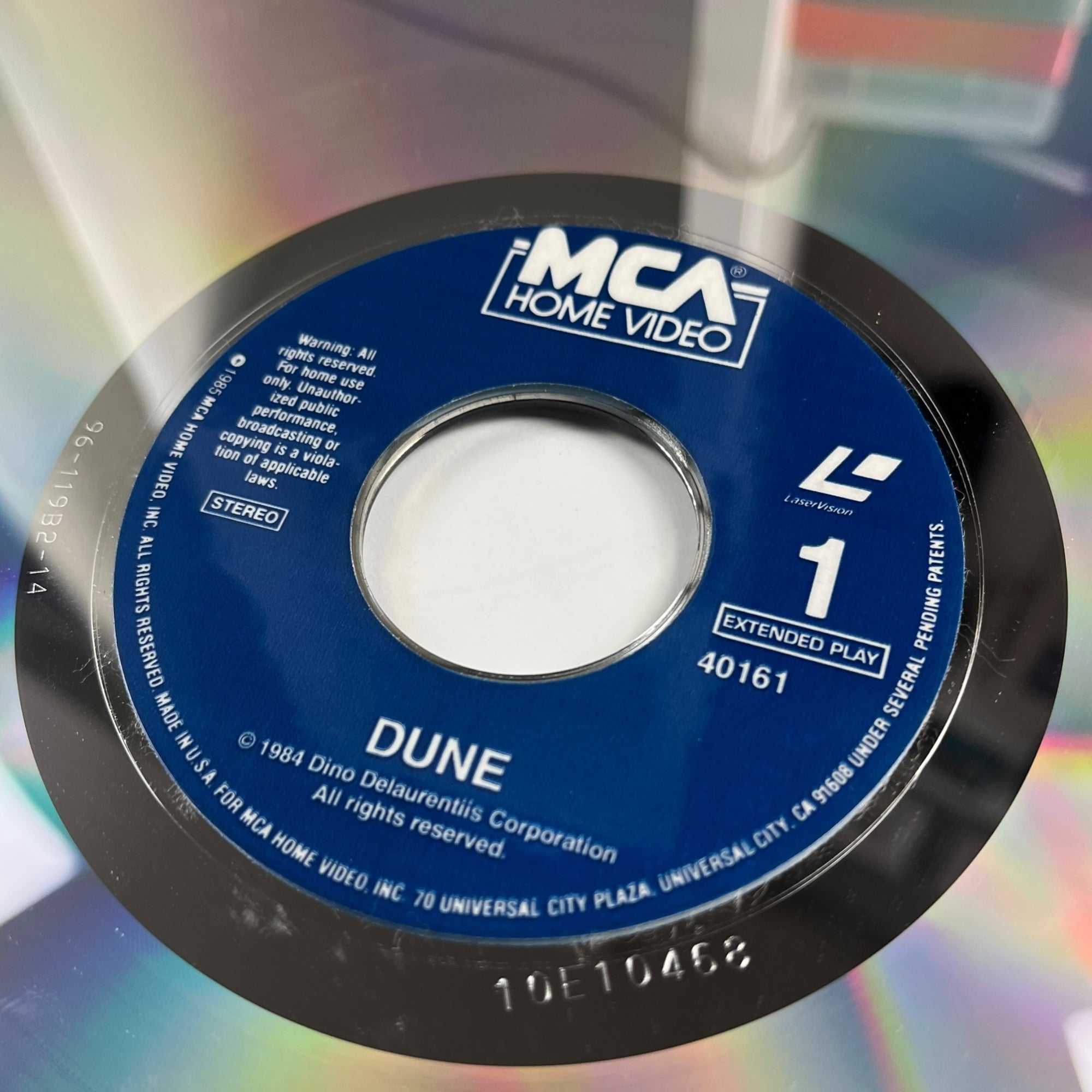 80's Dune UK Laserdisc