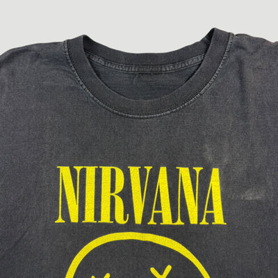 00's Nirvana Smiley T-Shirt