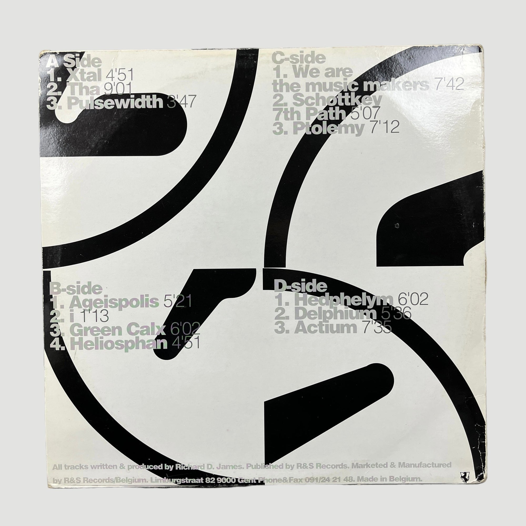 1992 Aphex Twin Selected Ambient Works 85-92 2LP