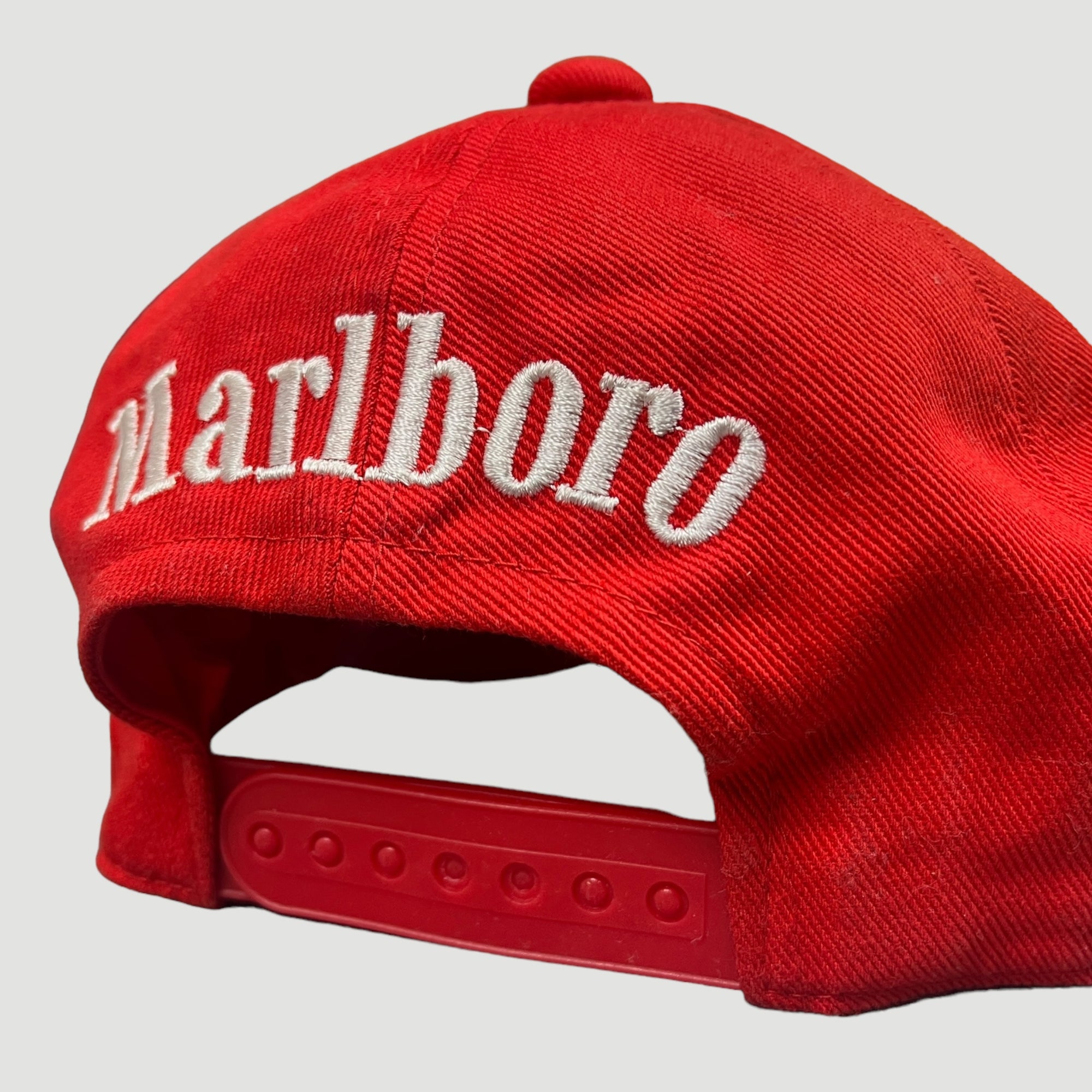 80's Marlboro Red Racing Snapback Cap
