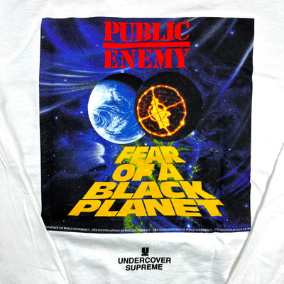 2018 Supreme x UNDERCOVER x Public Enemy T-Shirt (w/bag & Stickers)